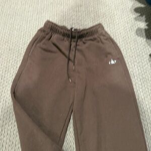 ALO chocolate brown xs wide leg very good condition